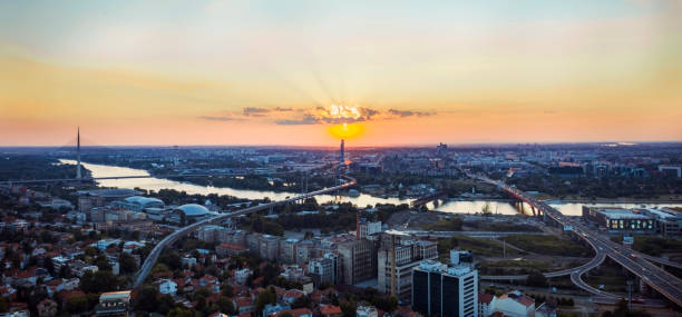 istock Belgrade from the air 1260084668