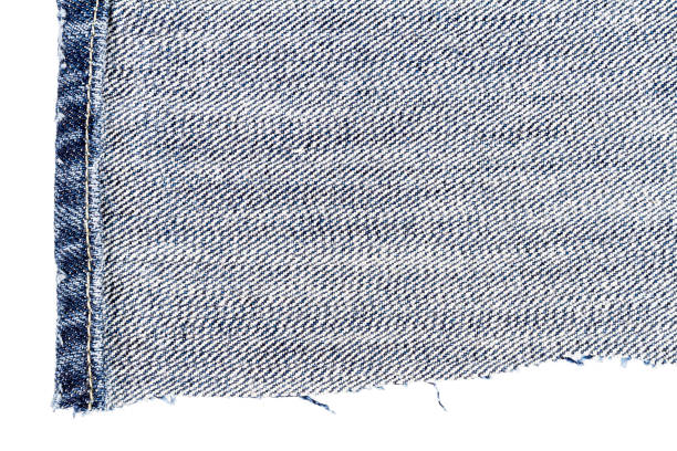 istock Piece of blue jeans fabric 1260128834