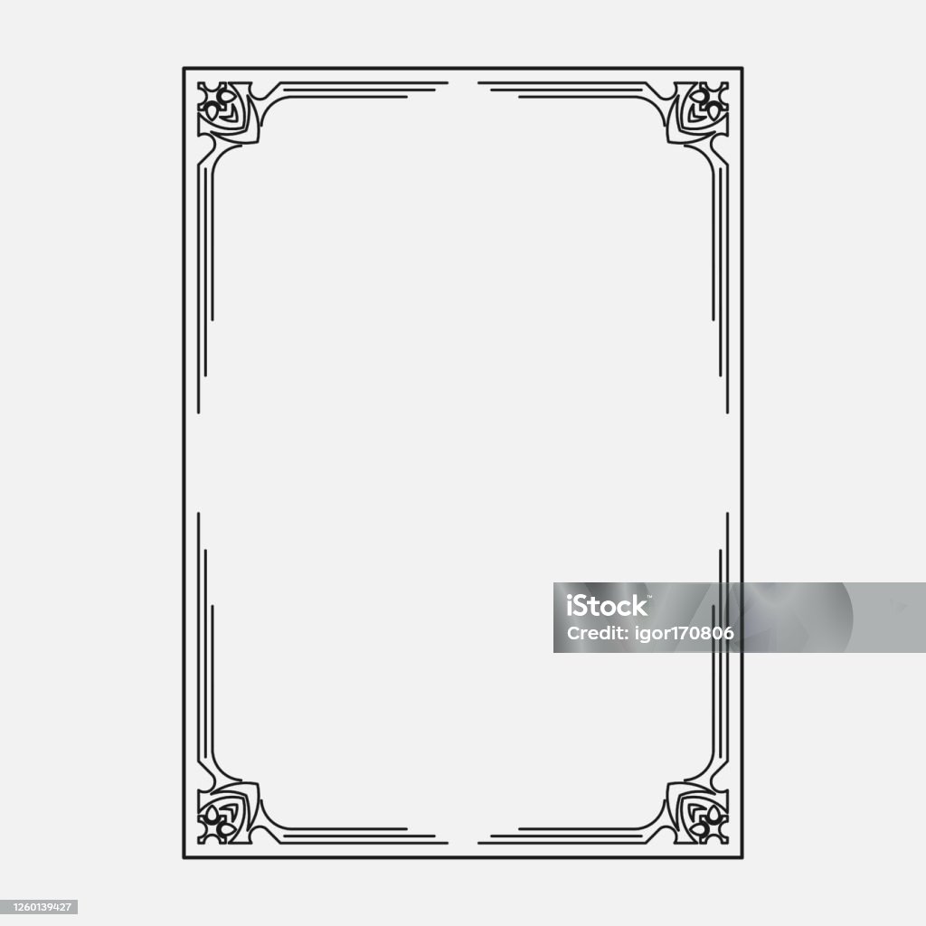 Original Format Frame Frame Vector Original Design Stock Illustration - Download Image Now ...