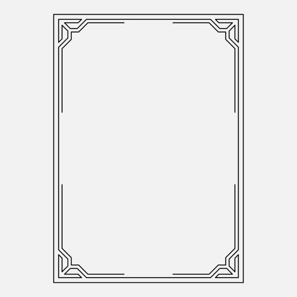 ilustrações, clipart, desenhos animados e ícones de frame vector, design original - ex líbris