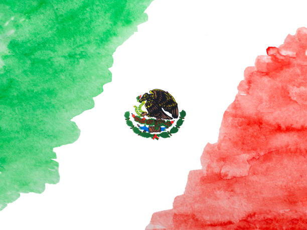 istock Mexican Flag. Beautiful greeting card. National holiday 1260199116