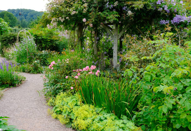 istock Lush English Flowerbed 1260271234