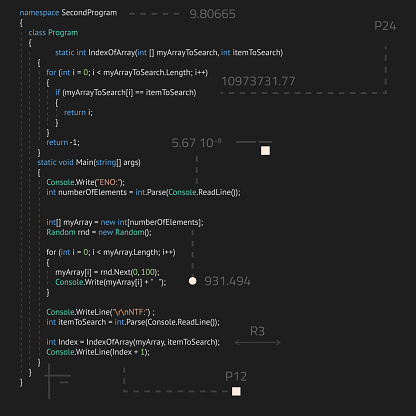 Coding Real Life Examples Realistic Programming Code Stock Illustration - Download Image Now ...