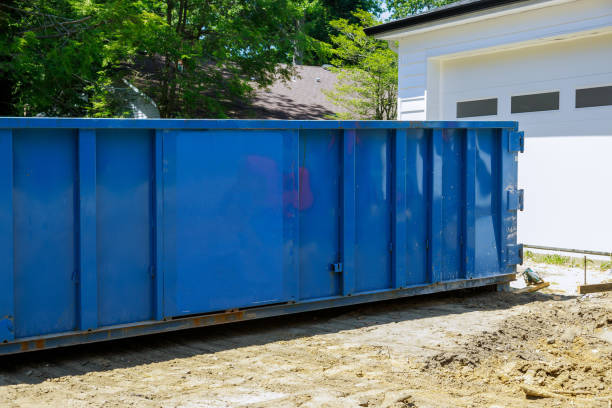 istock Metal trash container construction dumpsters in an metal container, home house renovation. 1260356048