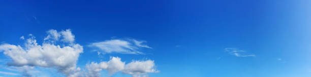 istock Panorama sky with beautiful cloud on a sunny day. 1260360998