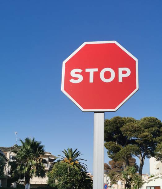 istock A red traffic stop sign 1260386950