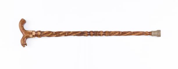 istock wooden walking crutch isolated on white background 1260441968