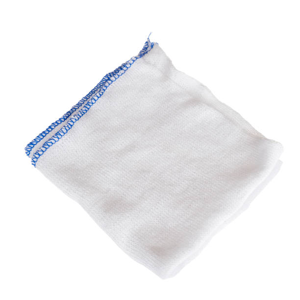 istock Traditional cotton dishcloth, UK. Isolated on white background. 1260471095