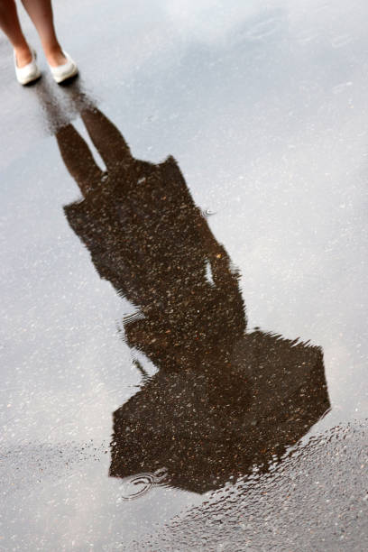 istock Rain in city, vertical shot 1260495745