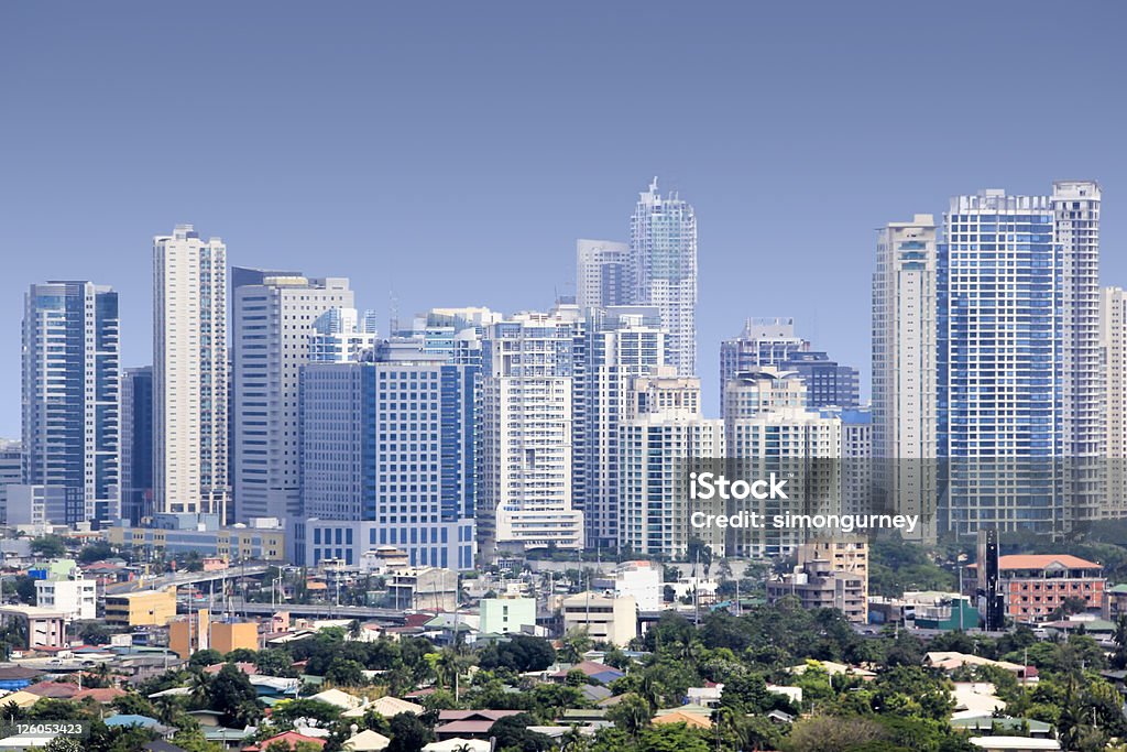 고층건물이 포트 보니파시오, 마닐라, 필리핀 - 로열티 프리 타기그 스톡 사진