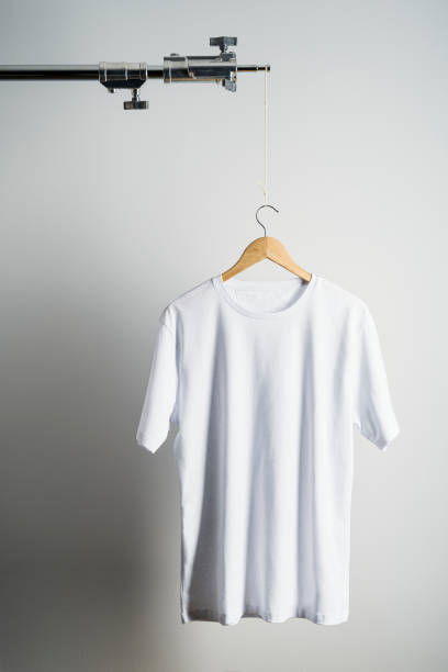 istock t-shirt mockup on wooden hanger 1260570687