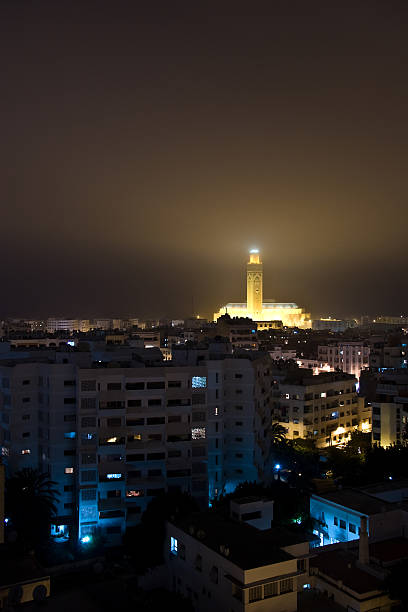 Casablanca seen from above, from the tall buildings