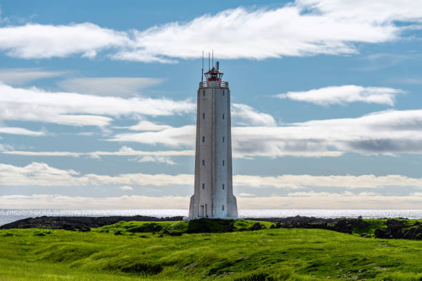 istock Lighthouse at the west coast of Iceland 1260609081