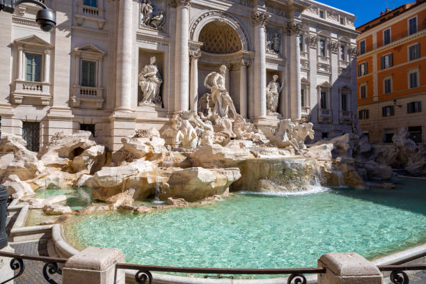 istock Rome, Italy - May 23, 2020: Trevi Fountain (Fontana di Trevi). 1260613289