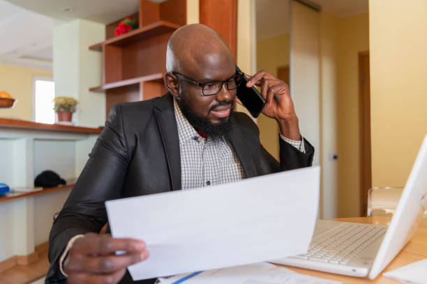 istock Business talks by the mobilephone 1260644050