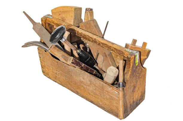 Open and empty red toolbox ready for you to put something in it.For more red tool boxes click here: