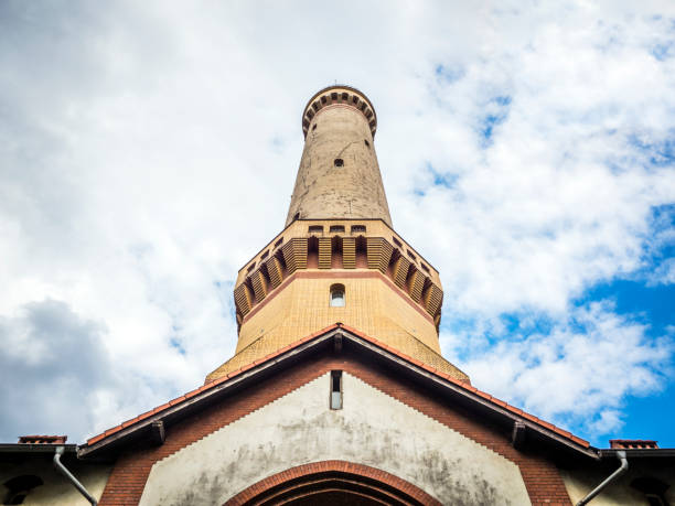 Swinoujscie Lighthouse (Latarnia Morska Świnoujście) - an active lighthouse in Swinoujscie, Poland. At a height of 212 feet (65 m) it is the fifteenth tallest \