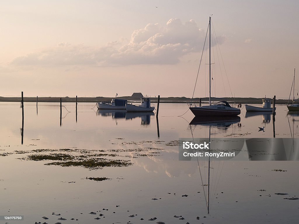 Segelboote in den Ozean - Lizenzfrei Anker werfen Stock-Foto