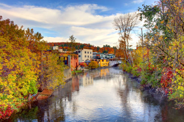 istock Autumn in Saranac Lake, New York 1260789307