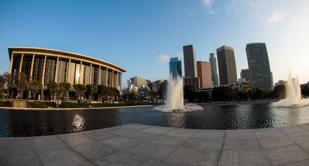 istock Downtown LA Skyline from the theater district 1260847227