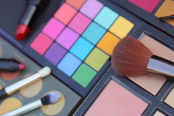 istock Colorful Cosmetic Pigment Palettes 1260872379