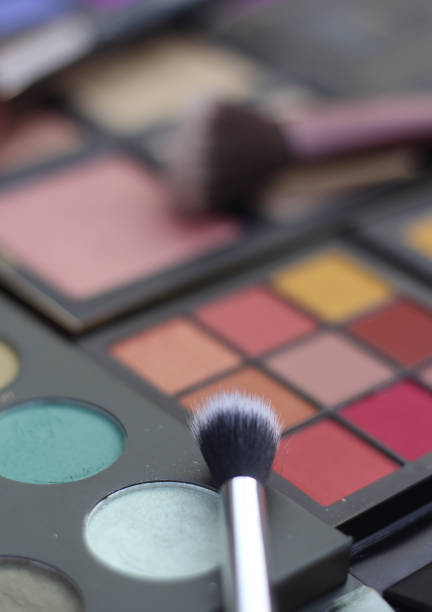 istock Colorful Cosmetic Pigment Palettes 1260873143