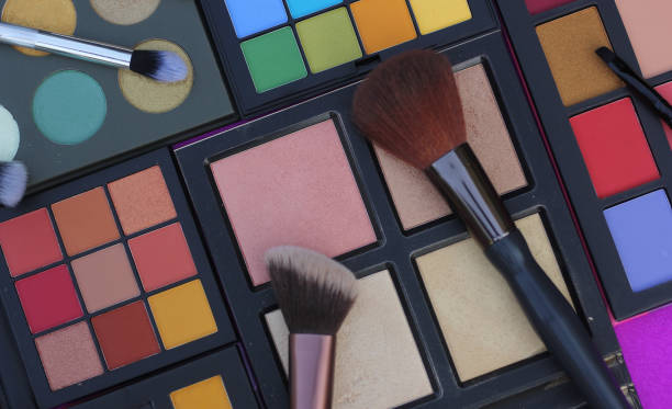istock Colorful Cosmetic Pigment Palettes 1260873156