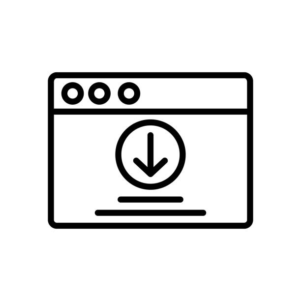 Internet Explorer Black Icon