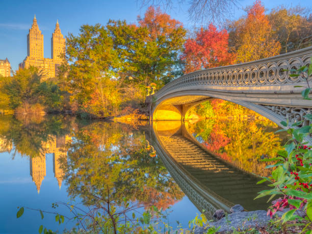 istock Bow bridge in late autumn 1260914866