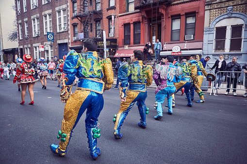 New York, USA - May 20, 2017: Dancers perform during the 11th Annual Dance Parade of New York.