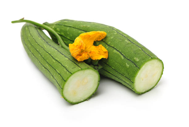 fresh loofah fresh loofah on the white background slate ridge stock pictures, royalty-free photos & images