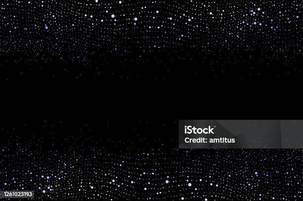 Particle Background Border Particle Border Stock Illustration - Download Image Now - Galaxy, 3D ...