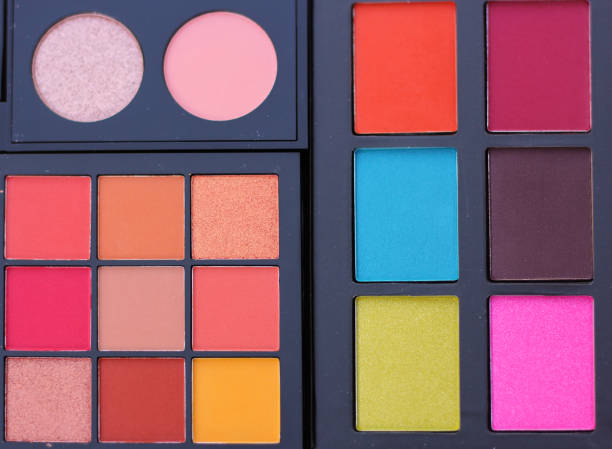 istock Colorful Cosmetic Pigment Palettes 1261050391