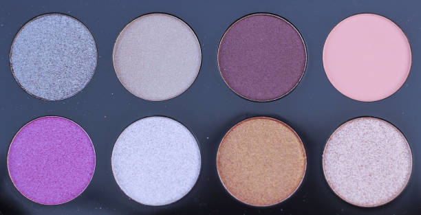 istock Colorful Cosmetic Pigment Palettes 1261050410
