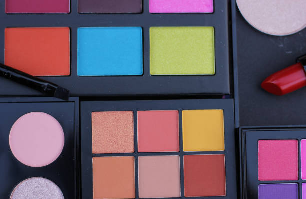 istock Colorful Cosmetic Pigment Palettes 1261050417