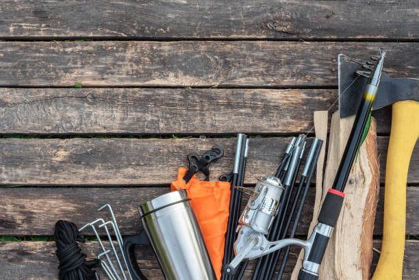 istock Tourist equipment. 1261083847