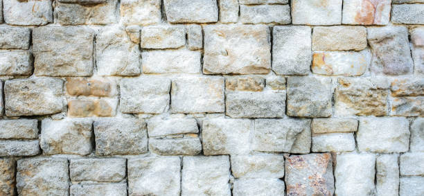 istock Stone texture background. Wall outdoors. 1261121064