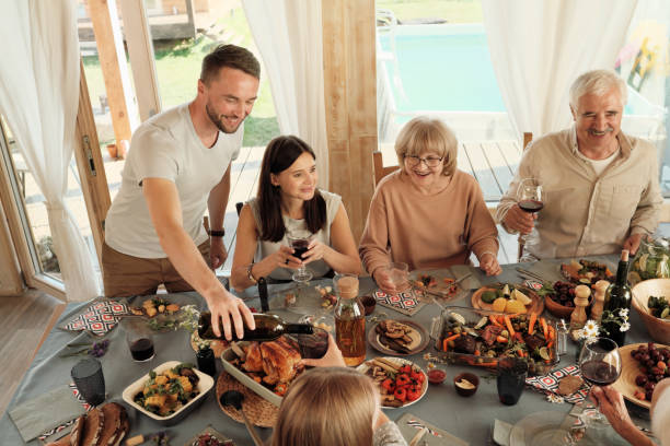 istock Family celebrating holiday 1261156127