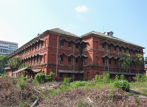 Old Railway Station in Yangon, Myanmar
