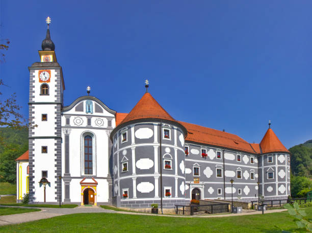 istock Old church in Podcetrtek, Slovenia 1261180745