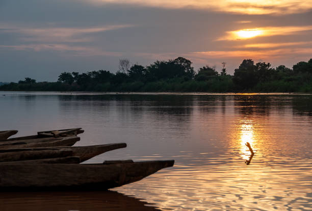 istock Sunset on the Malagasy river 1261183905