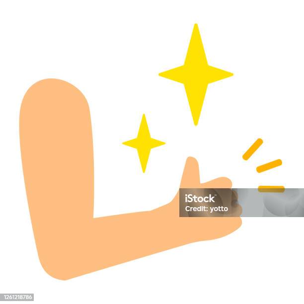 Good Sign Arm Isolated Vector Illustration Stock Illustration ...