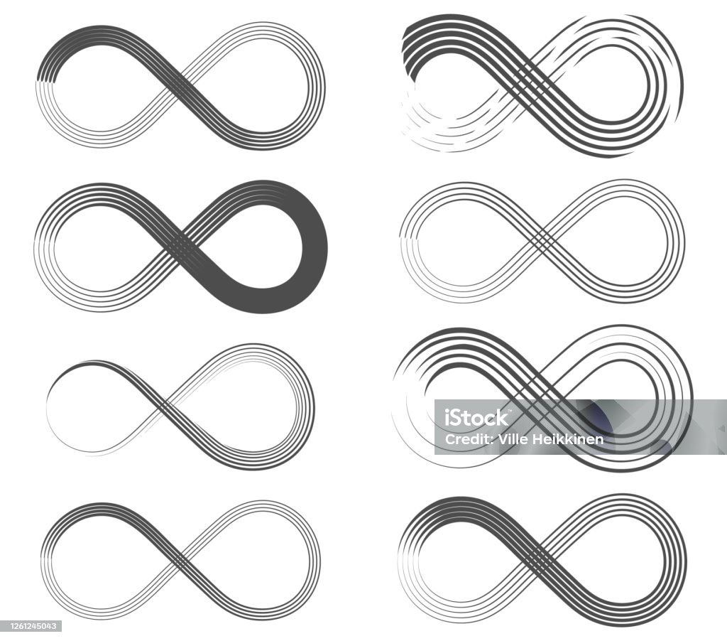 Bộ Biểu Tượng Biểu Tượng Vô Cực Vĩnh Cửu Vô Hạn Vô Tận Logo Cuộc ...