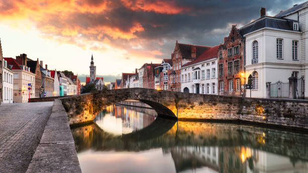 istock Bruges cityscape, Belgium 1261291051