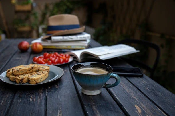 istock homemade biscotti and coffee on table in yard 1261330353