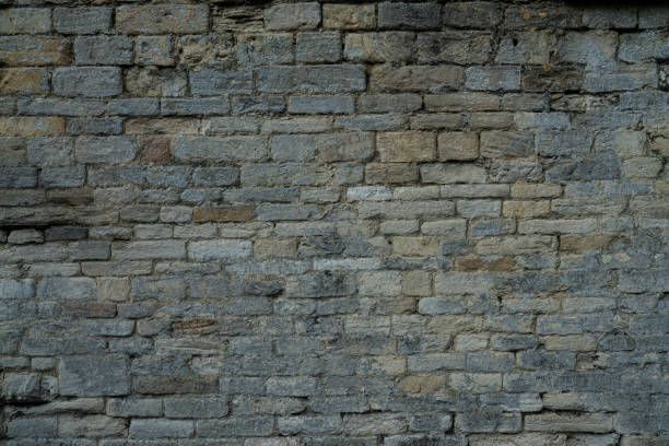 istock stone wall texture and background, close up 1261340350