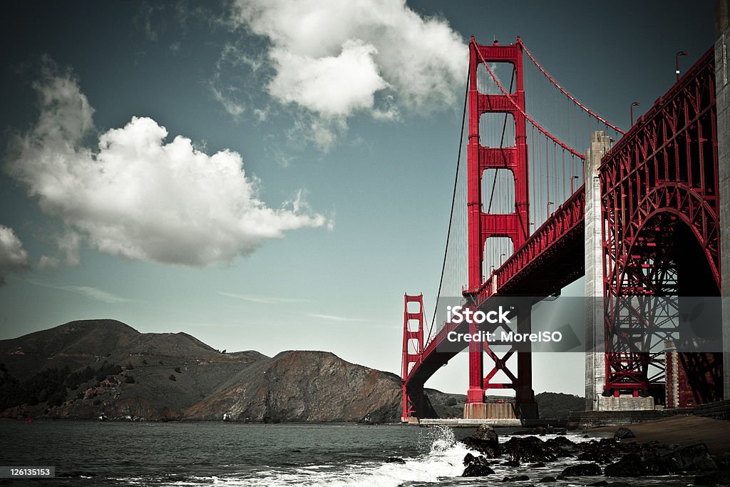 Golden Gate Bridge - Royalty-free Abaixo Foto de stock