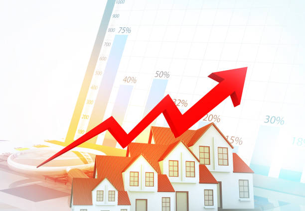 istock Real estate market graph 1261360137