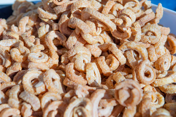 istock fried bacon snack produced in Spain - Torreznos 1261472435