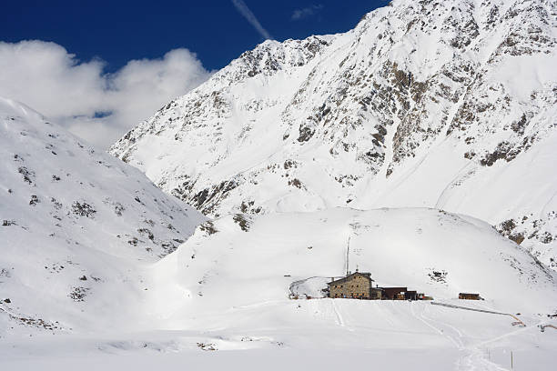 hotel amberger hütte, austria - oetztal alps zdjęcia i obrazy z banku zdjęć